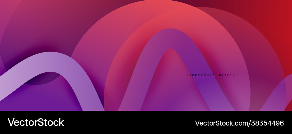 Abstract gradient background with wave line Abstract gradient background with wave line Vector Image