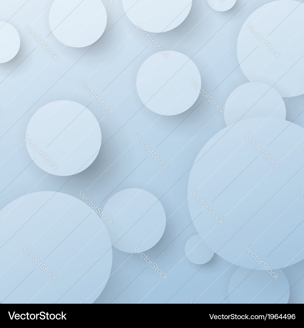 Background with abstract circle design elements vector image