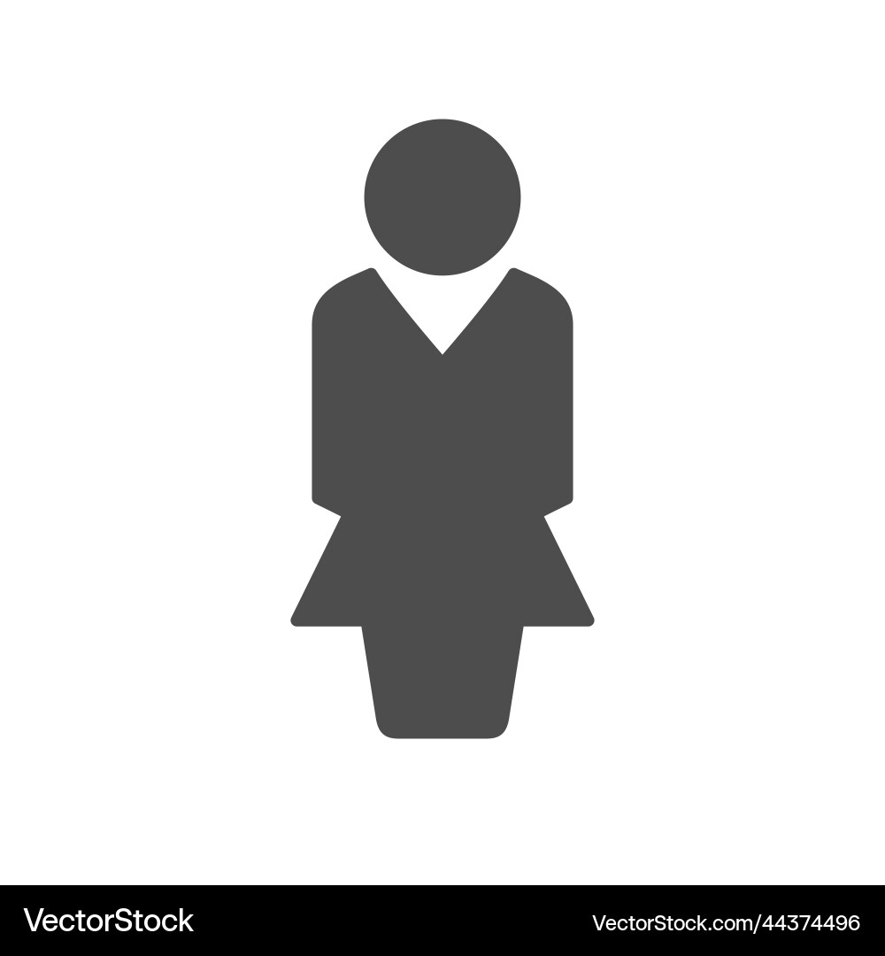 Frau oder weibliche Silhouette Glyphen-Symbol Frau oder weibliche Silhouette Glyphen-Symbol vektorbild
