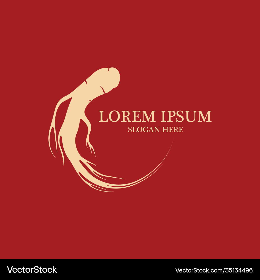 Ginseng icon design image Vector Image