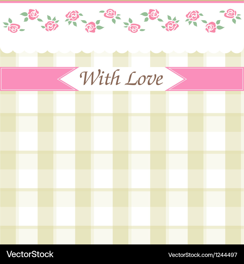 Background with pattern Vector Image