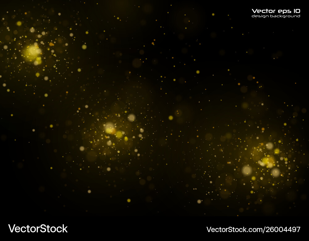 Bokeh effect sparkling vector image