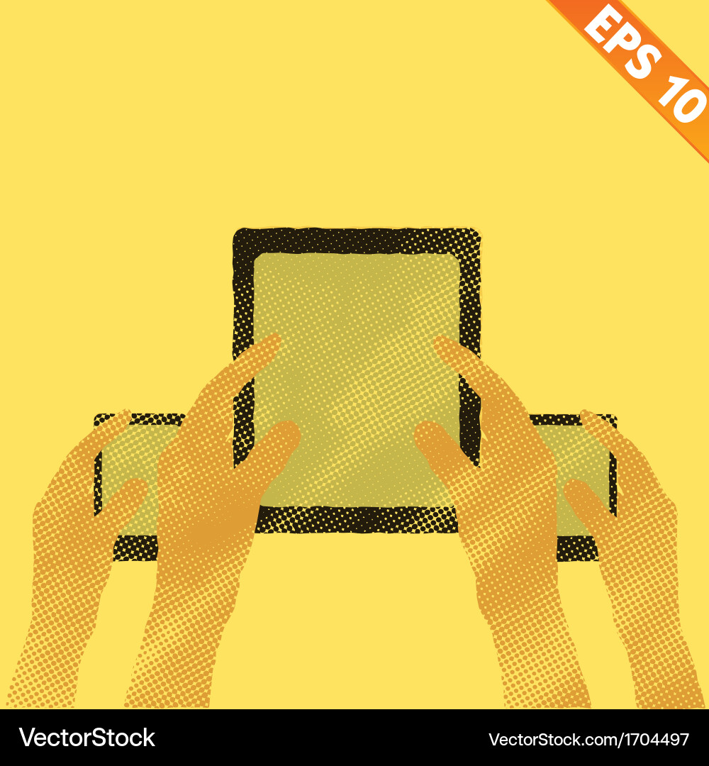 Bring your own device concept - eps10 Vector Image