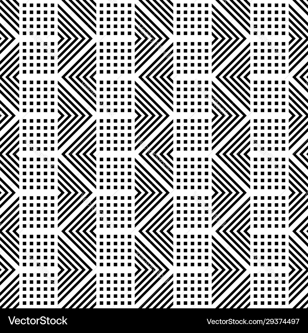 Design seamless monochrome grid pattern Design seamless monochrome grid pattern Vector Image