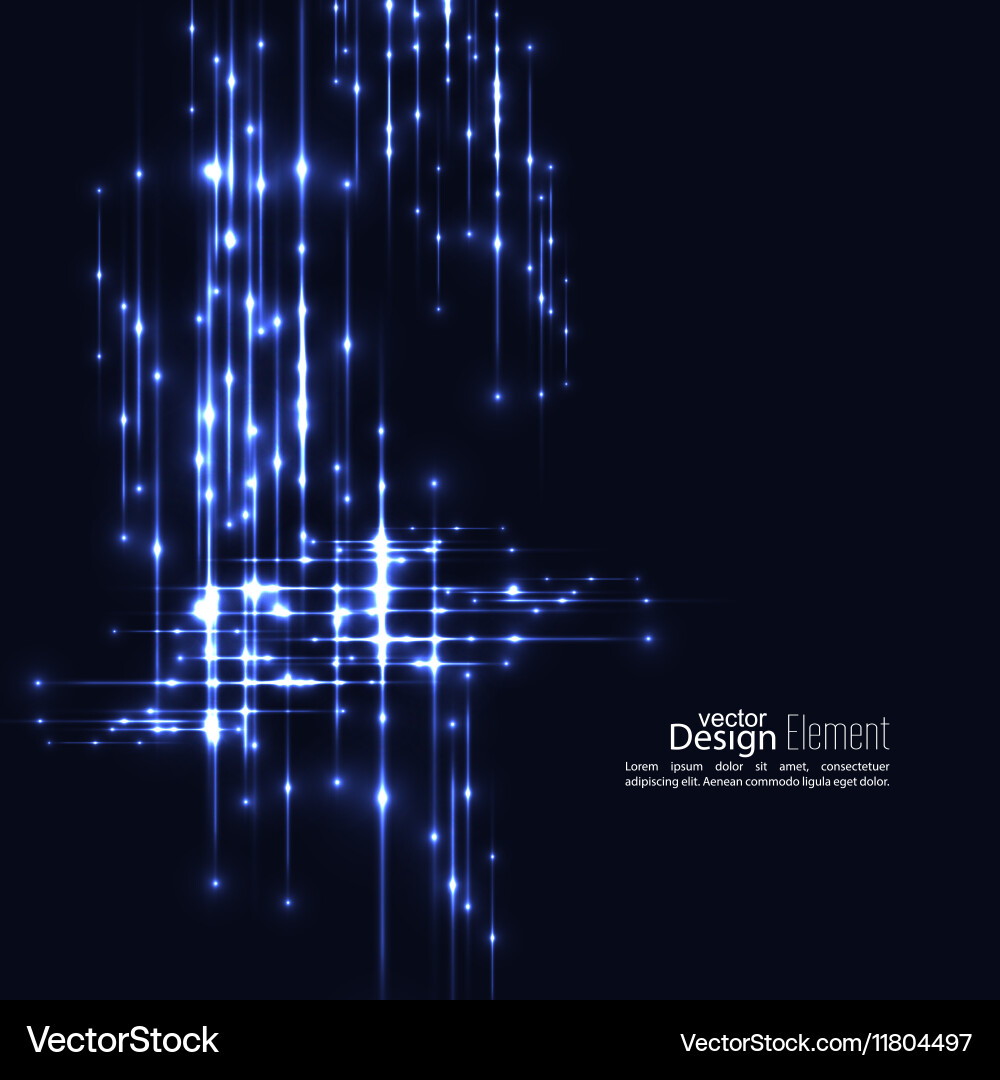 Glow Rays Abstract Background Vector Image