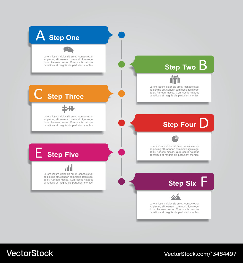 Infographic report template with place for data Vector Image