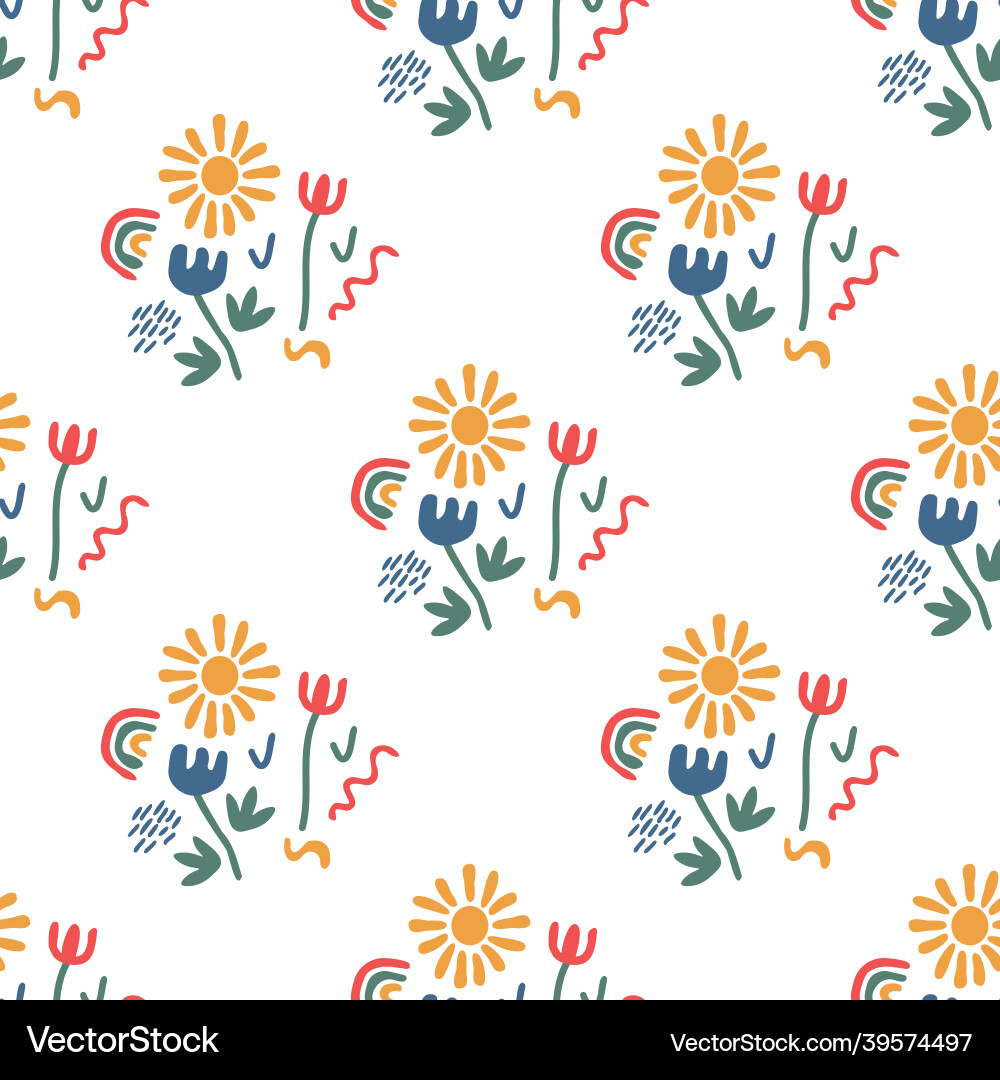 Seamless pattern Seamless pattern vector image
