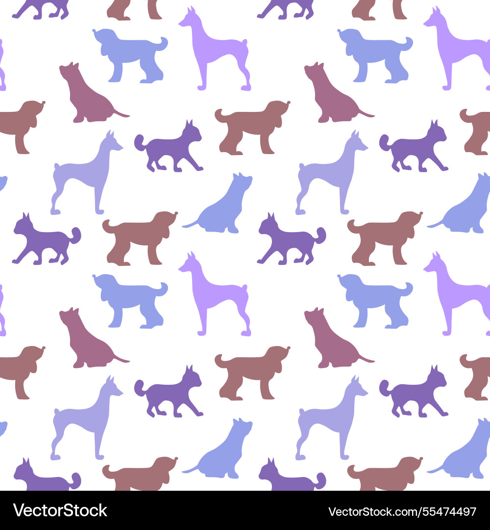 Seamless repeating childish pattern Vector Image