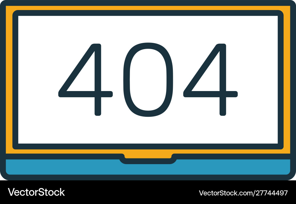 Server error icon simple element from web hosting Vector Image