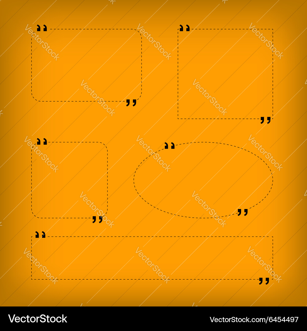 Set of speech bubbles empty template Vector Image
