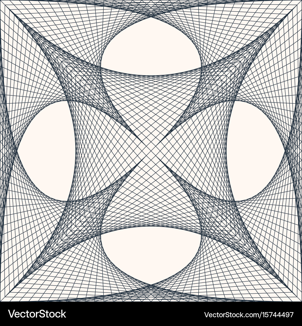 Symmetrical pattern vector image