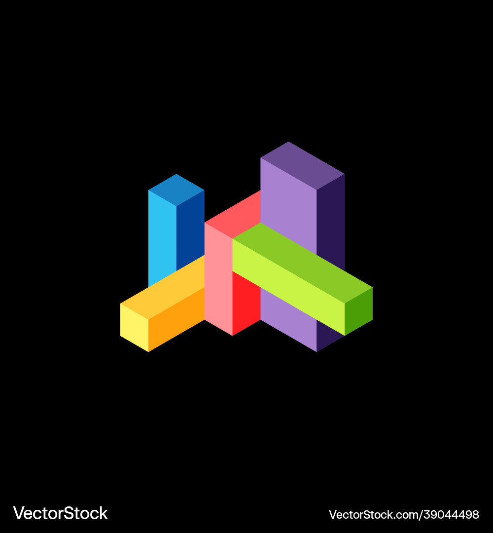Abstract background 3d cubes cubic elements Abstract background 3d cubes cubic elements vector image