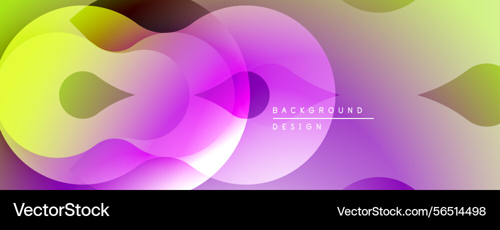 Abstract colorful shapes overlap creating vibrant Abstract colorful shapes overlap creating vibrant vector image