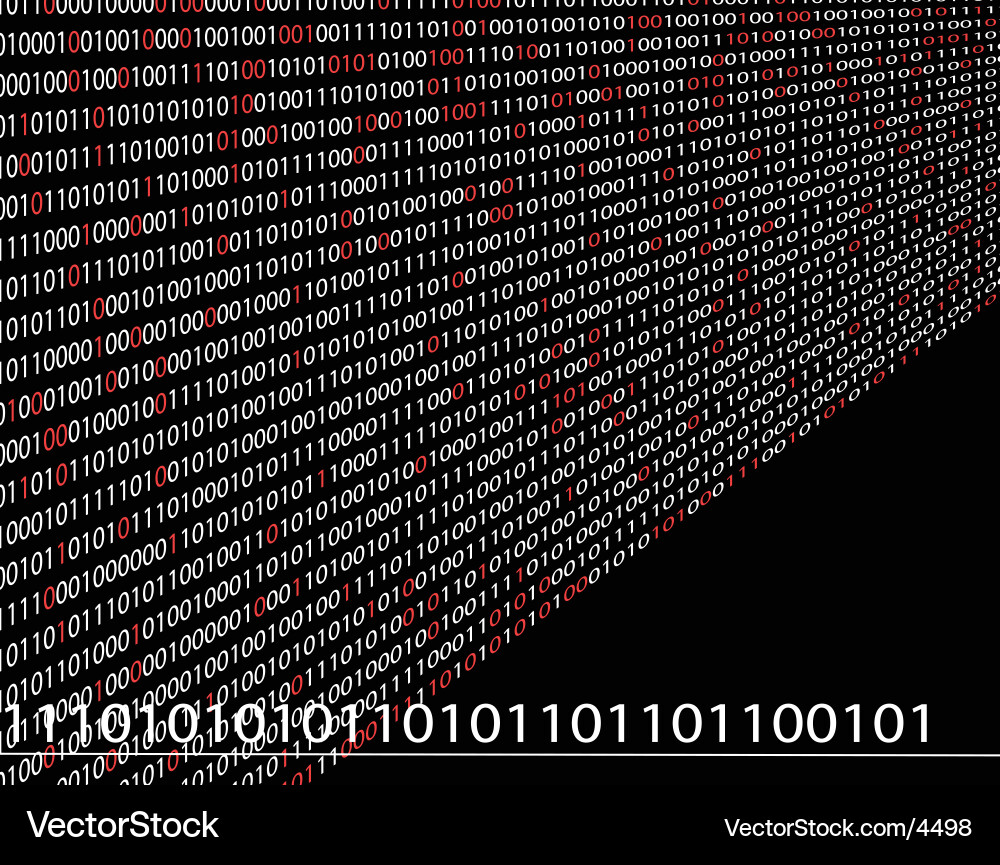 Abstract Data Background vector image