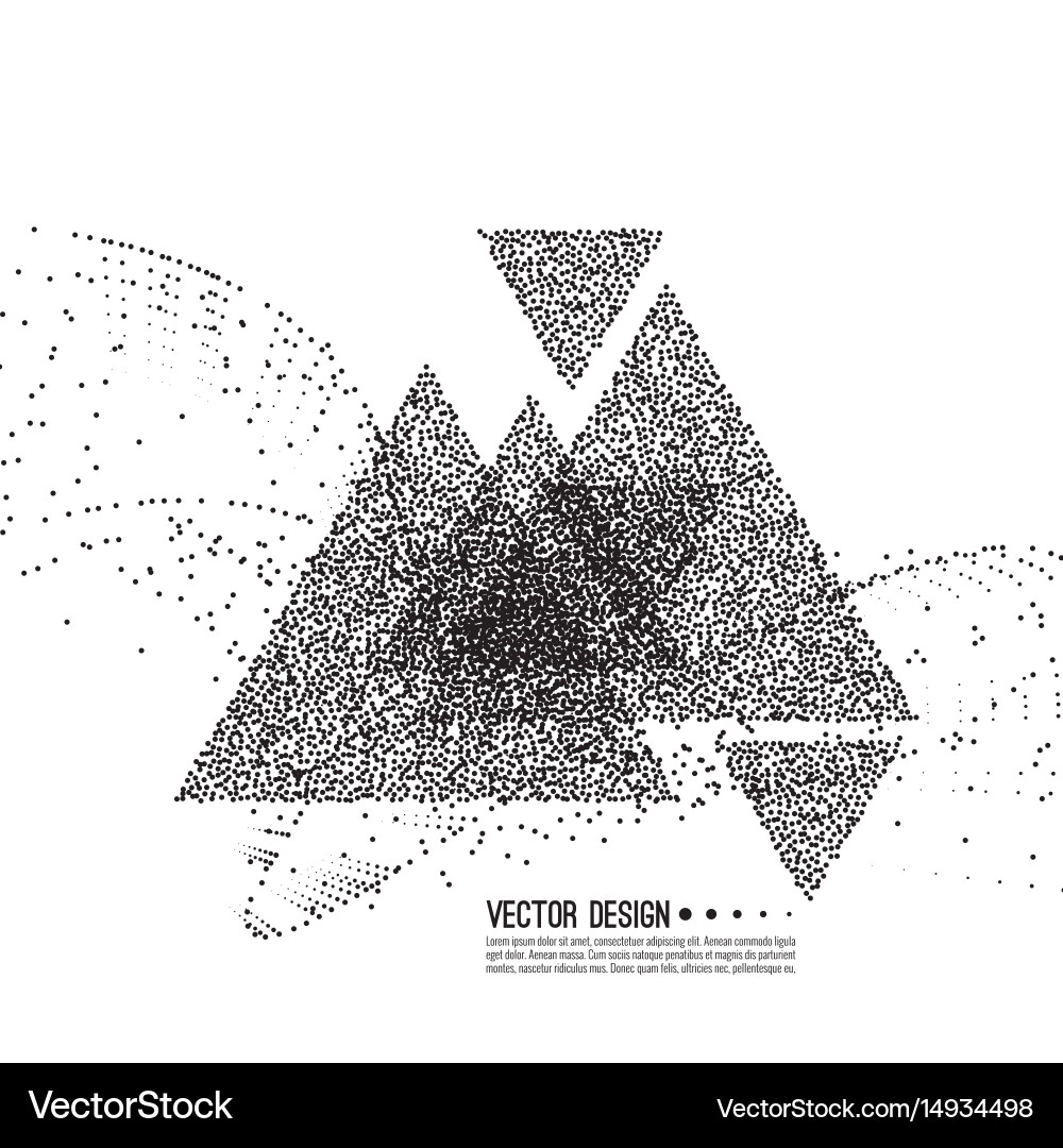 Abstract techno background vector image