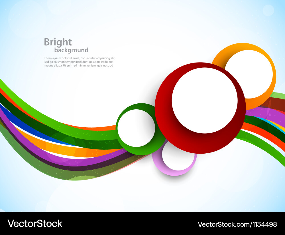 Background with circles Vector Image