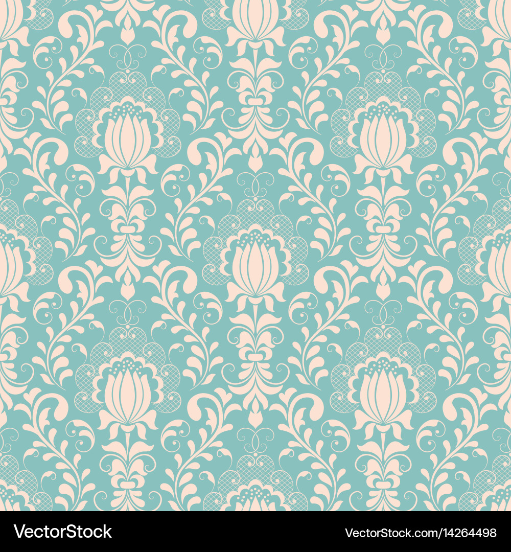 Elegant Damask Pattern vector image