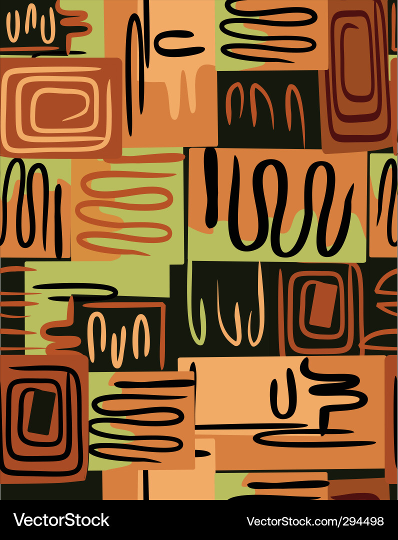 Geometric Zigzag Pattern Vector Image