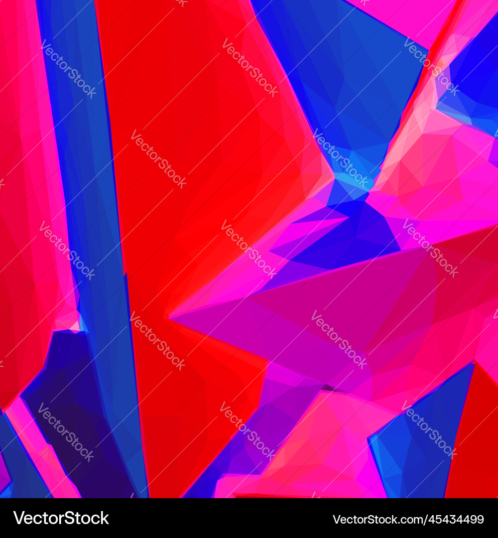 Abstract background with blue and red triangular Abstract background with blue and red triangular vector image