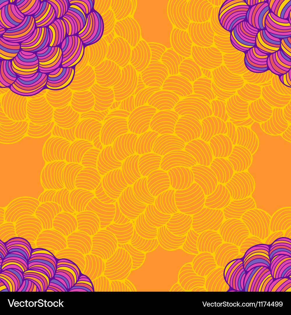 Abstract Wave Pattern - Colorful Swirls vector image
