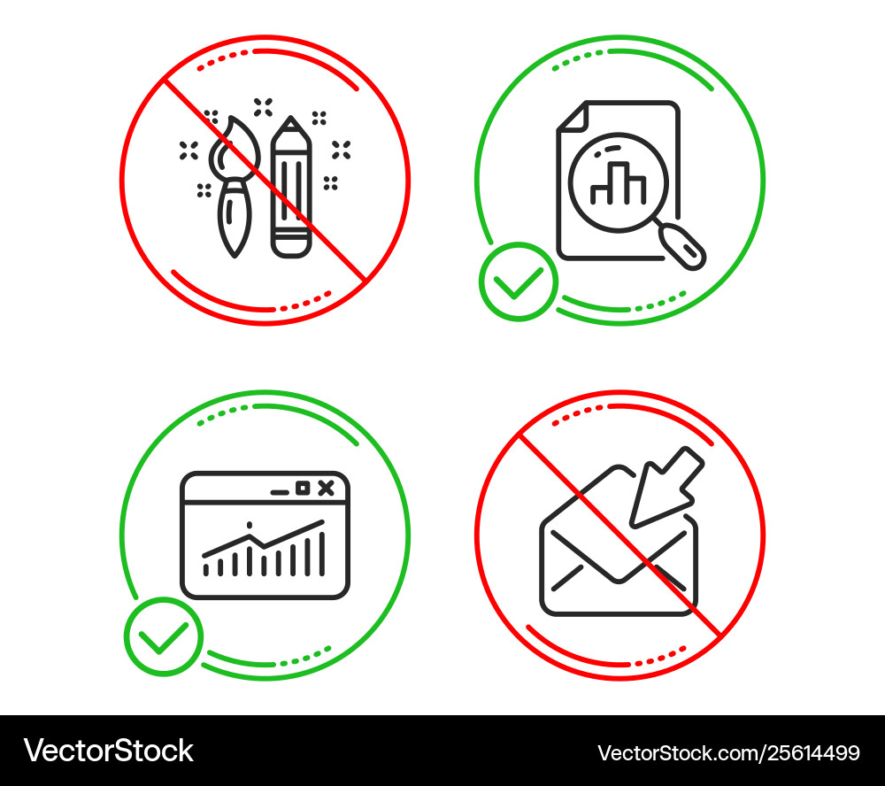 Creativity website statistics and analytics graph Creativity website statistics and analytics graph vector image