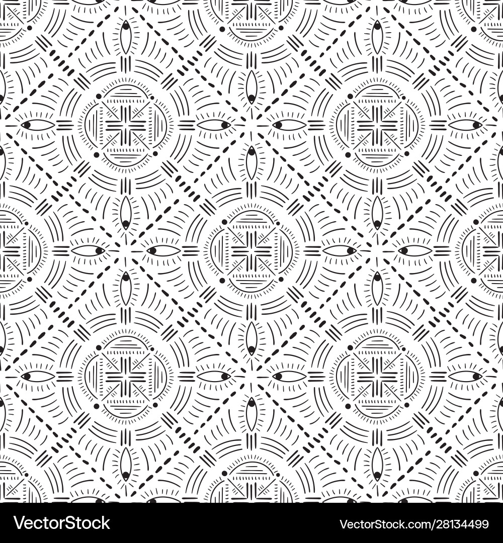 Seamless abstract pattern vector image