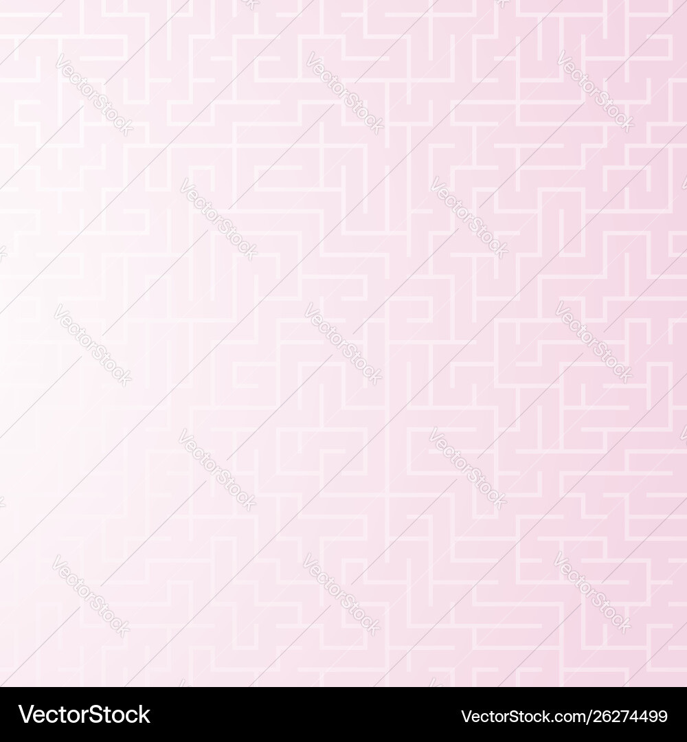 Square color maze pattern simple flat Square color maze pattern simple flat vector image