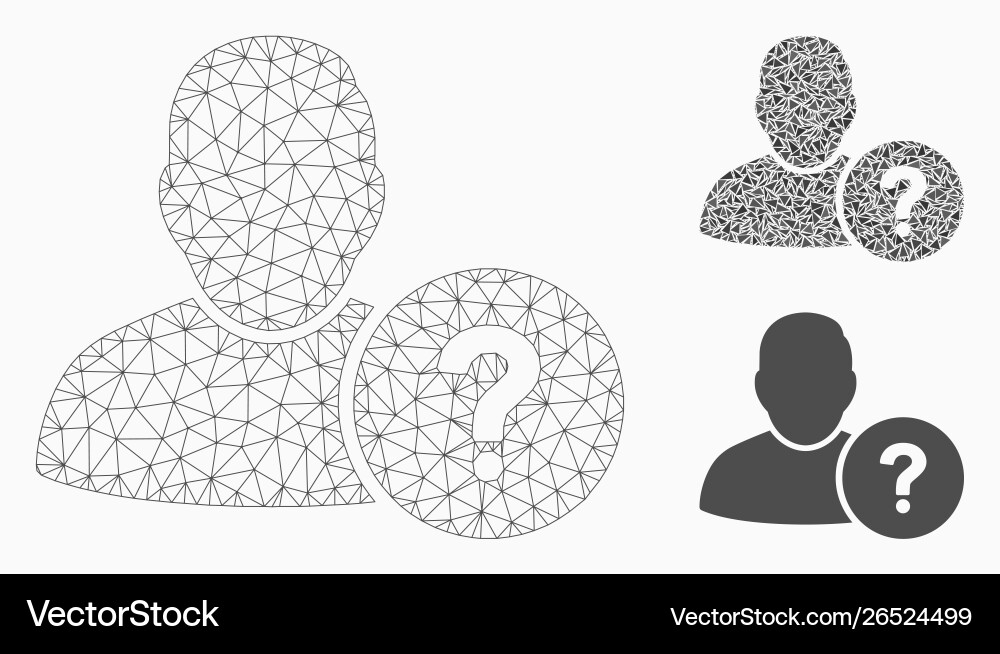 User question mesh wire frame model User question mesh wire frame model vector image