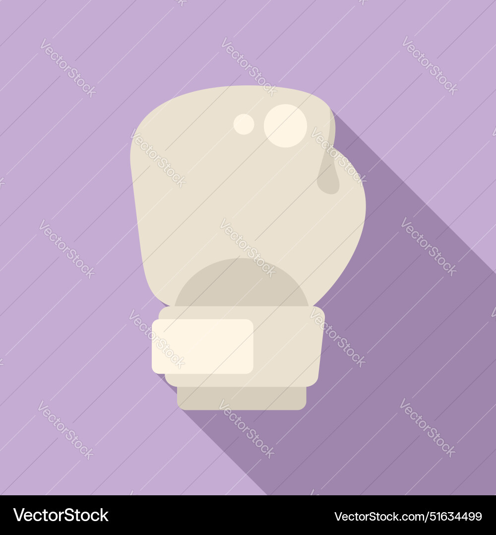 White boxing glove protecting boxer during White boxing glove protecting boxer during vector image