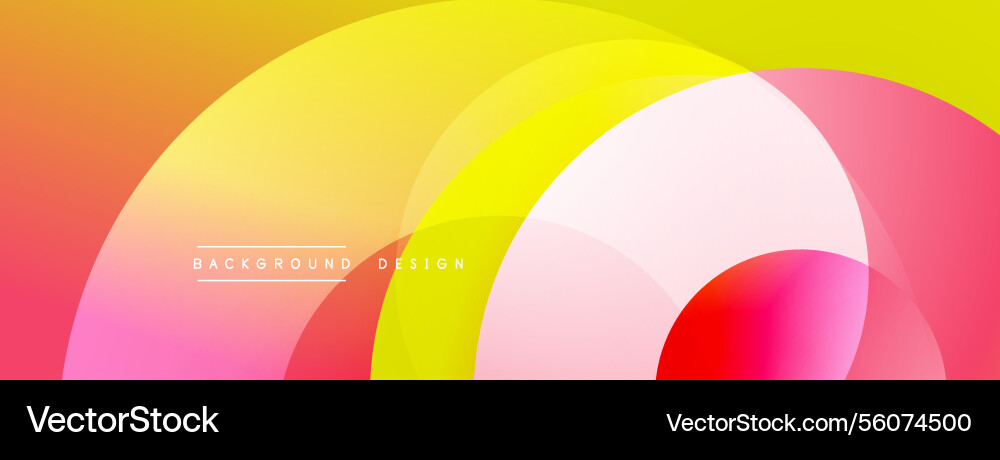 Abstract composition with layered circular Abstract composition with layered circular vector image