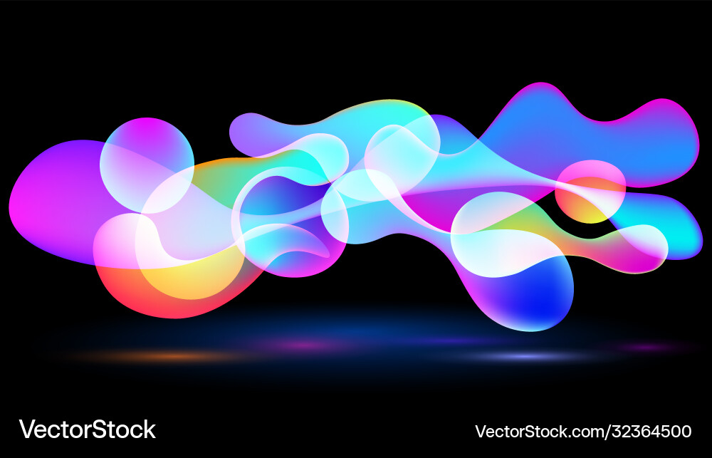 An abstract image a balloon with colorful An abstract image a balloon with colorful vector image