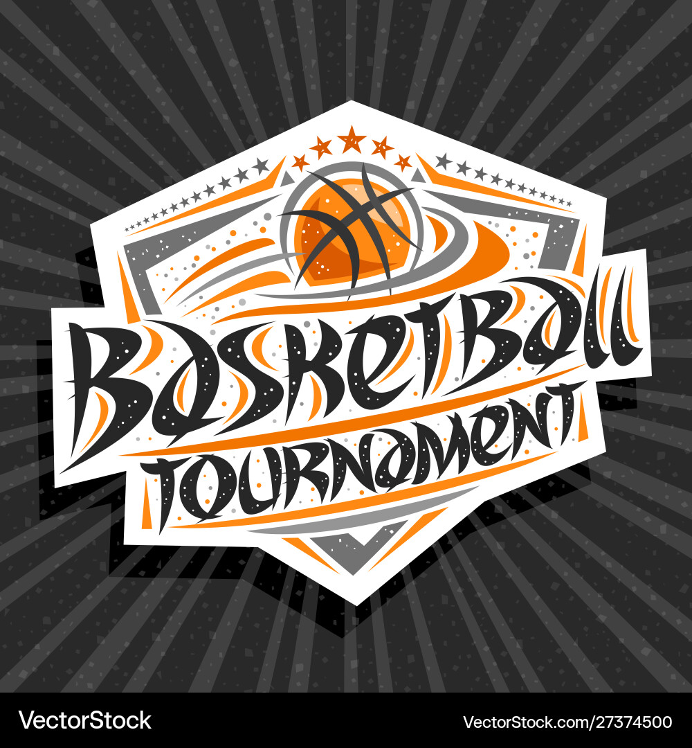 Basketball Tournament Logo – Royalty-Free Vector | VectorStock, image size:1000x1080