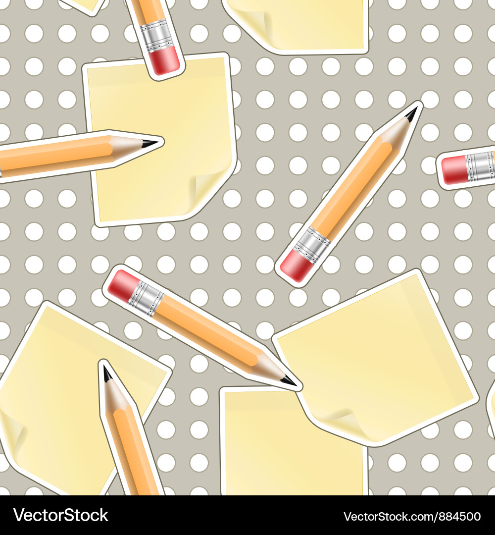 Office Note Paper Pattern Vector Image