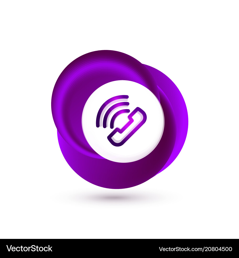 Old fashioned phone button call center support Old fashioned phone button call center support Vector Image