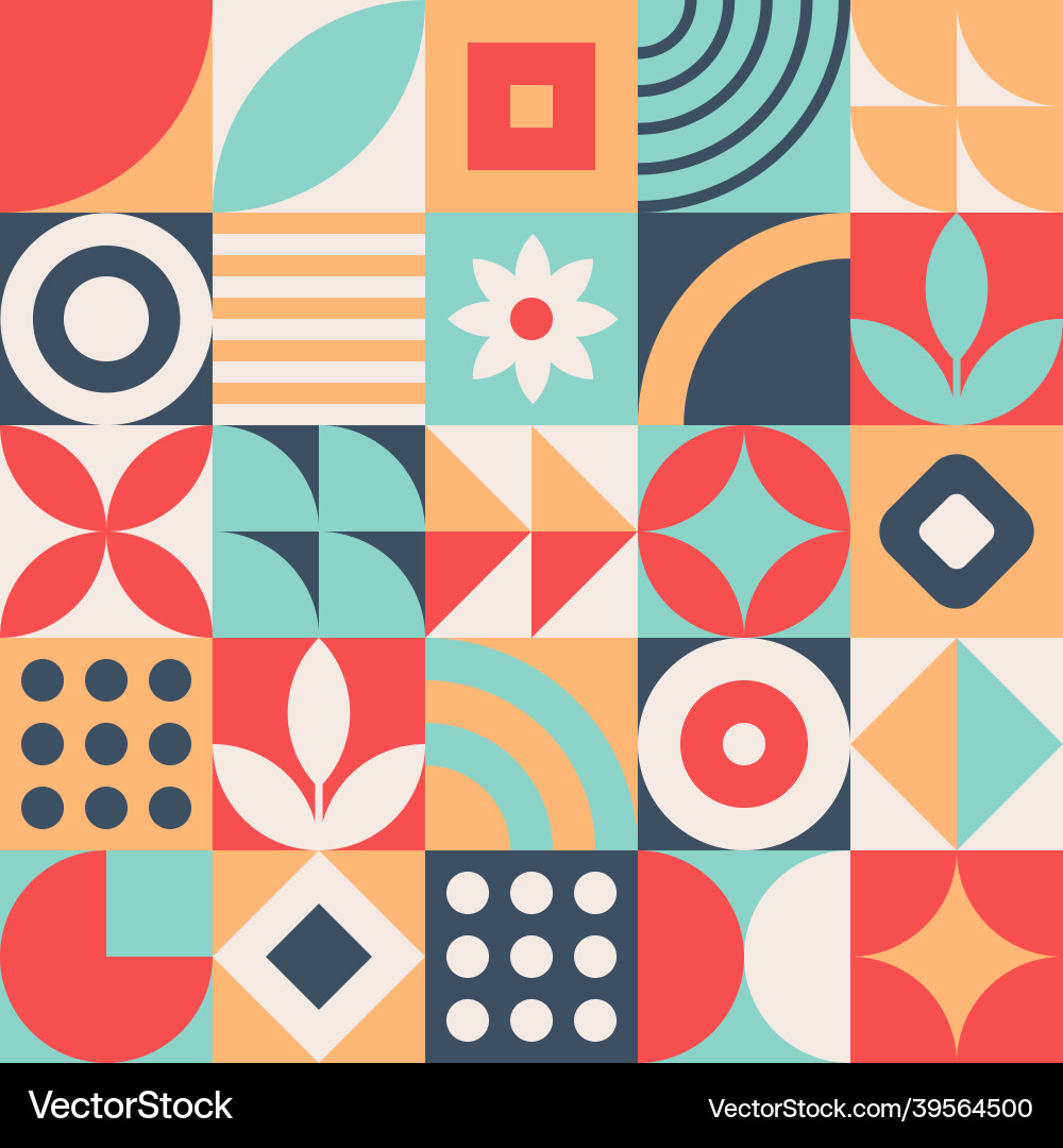 Scandinavian pattern minimalistic Scandinavian pattern minimalistic vector image