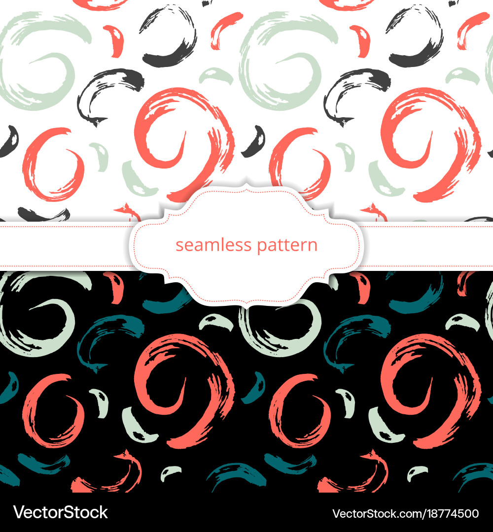 Seamless pattern abstract background vector image