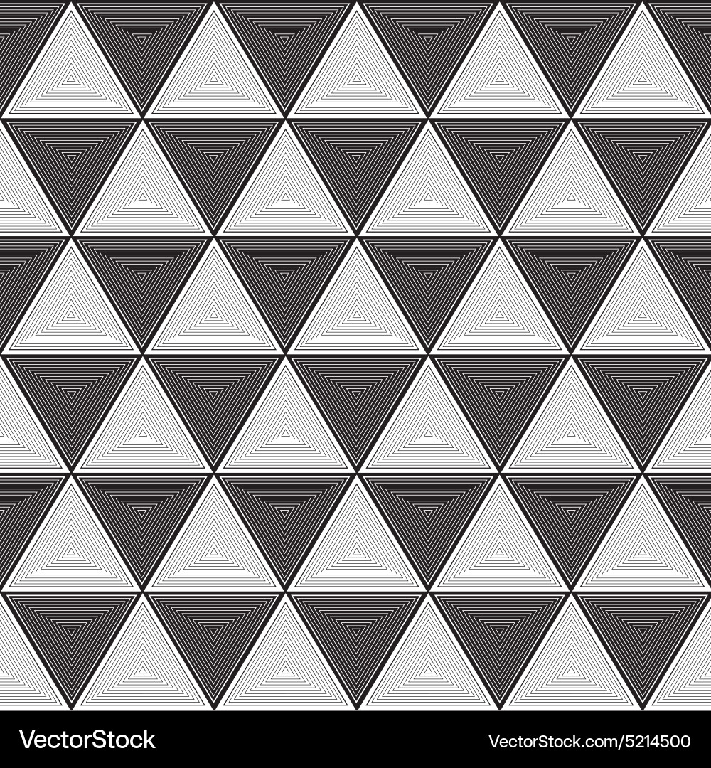 Triangle pattern background vector image