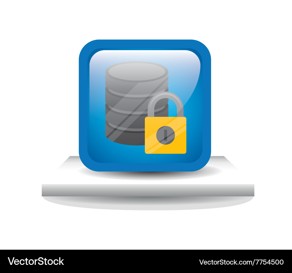 Web hosting design Vector Image