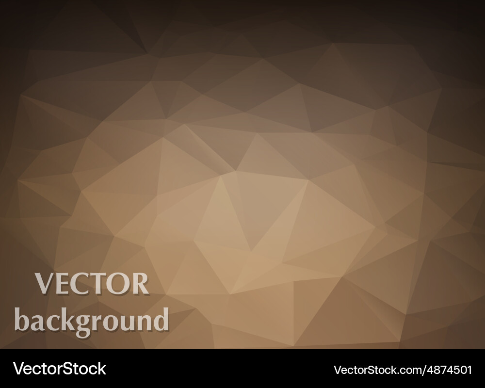 Abstract background of triangles polygon Vector Image