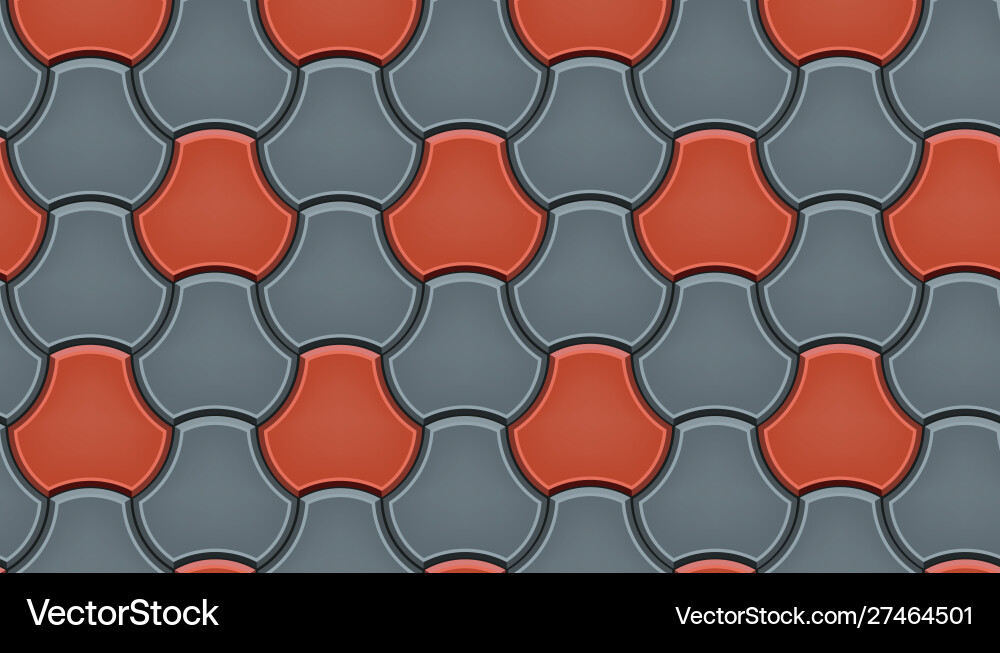 Cobblestone Paver Pattern vector image