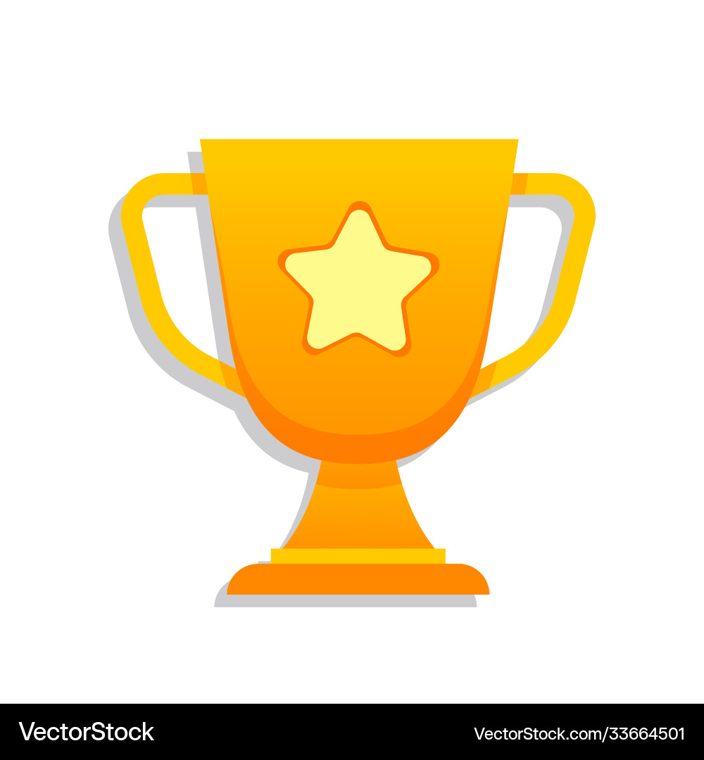 Cup badge and icon design objects Vector Image