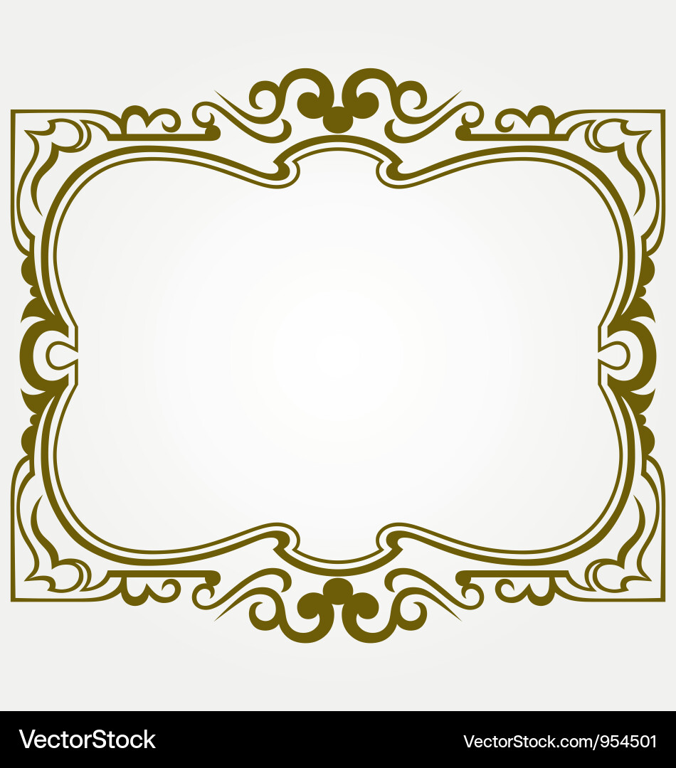 Decorative frames Royalty Free Vector Image - VectorStock
