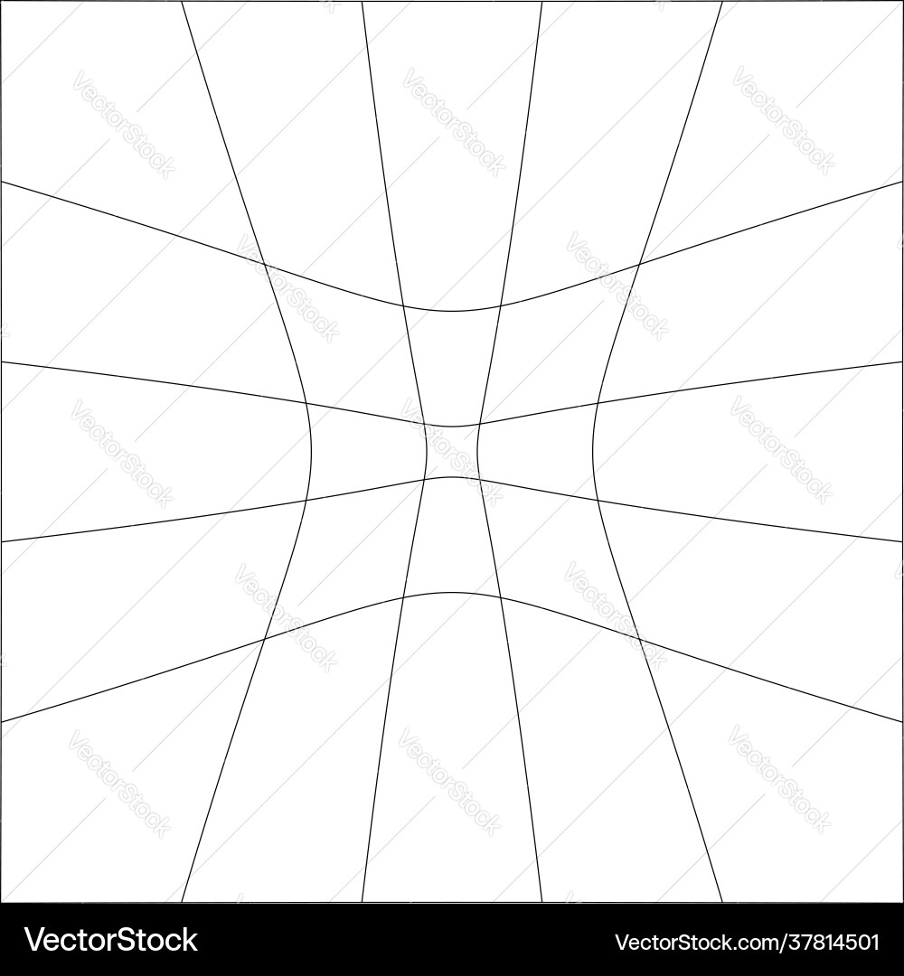 Grid mesh lattice grating with distort deform Grid mesh lattice grating with distort deform vector image