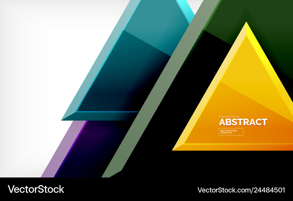 Triangular low poly background design Triangular low poly background design vector image