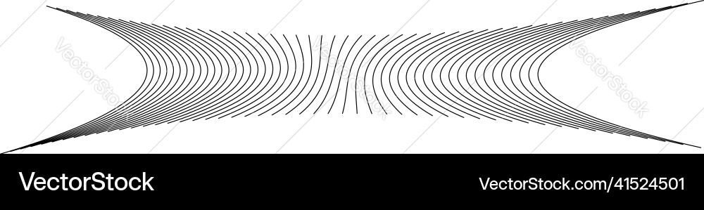 Wavy waving curvy parallel lines undulate Wavy waving curvy parallel lines undulate vector image
