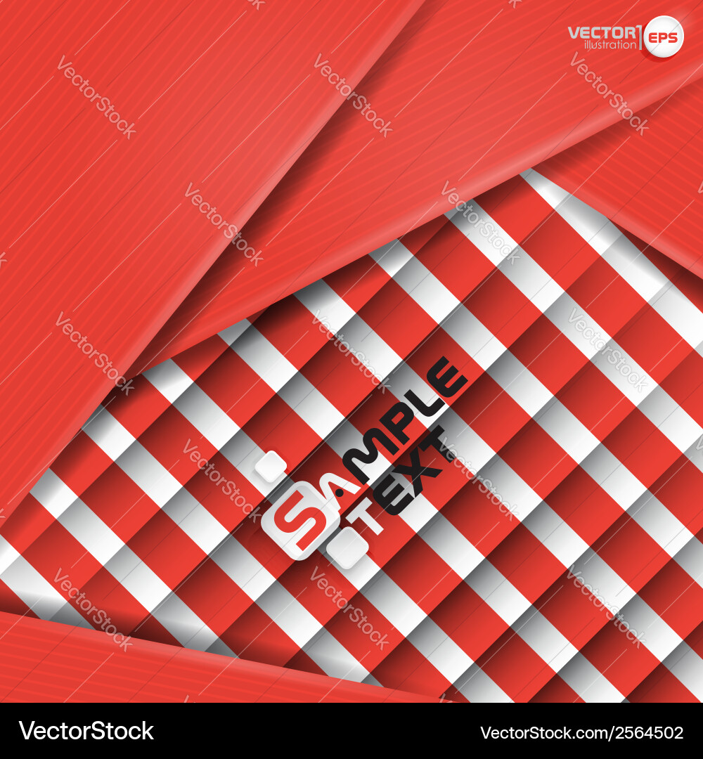 Abstract background with paper layers vector image