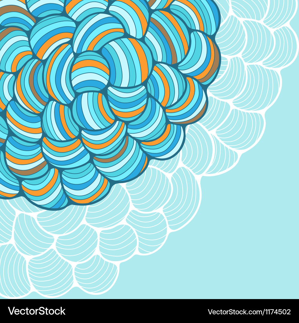 Abstract Wave Pattern - Streamlined Texture Vector Image