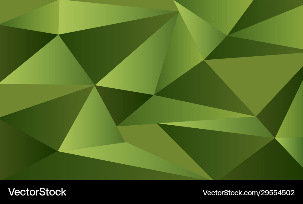 Background template with green patterns Vector Image