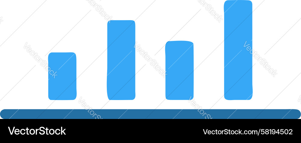 Dot Plot Data Chart Vector Image