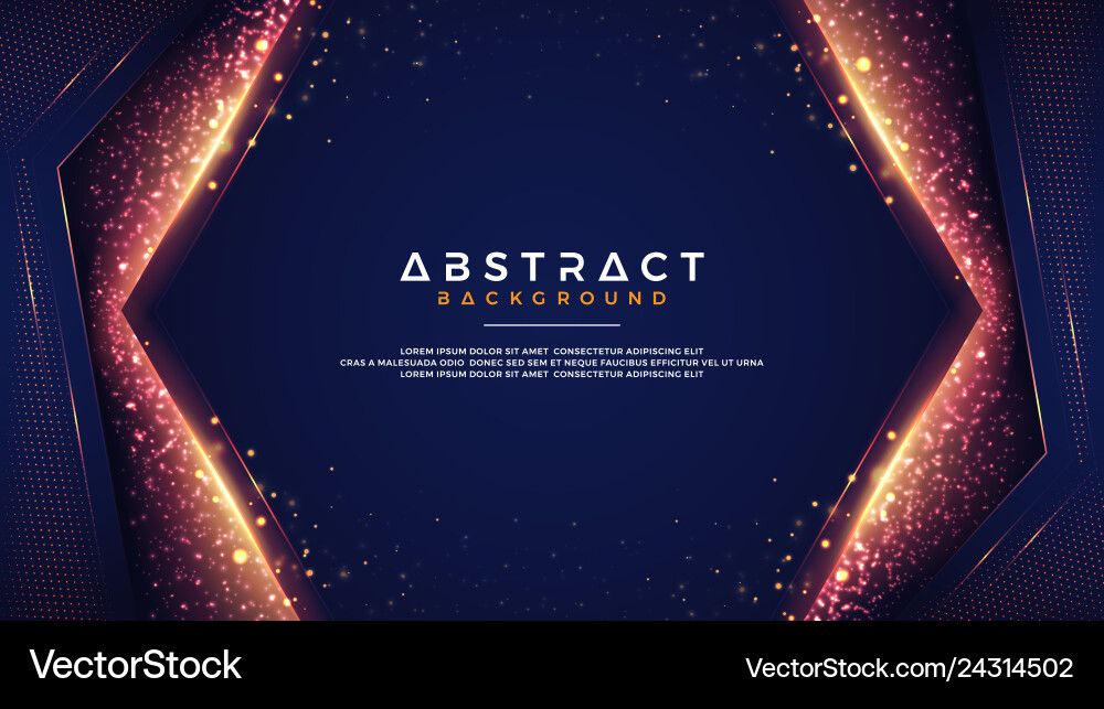 Glowing Particle Abstract Background vector image